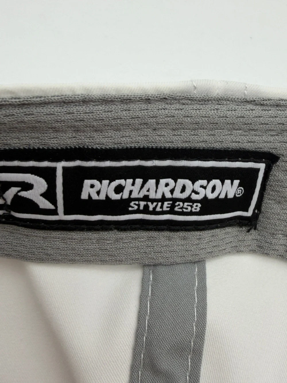 Houston Baseball Logo Five Panel Cap SnapBack White w/ Black Cord Richardson 25B